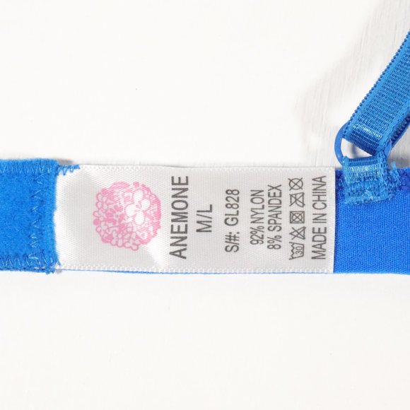 NWT Anemone Unlined Bralette in Bright Blue - Picture 10 of 10